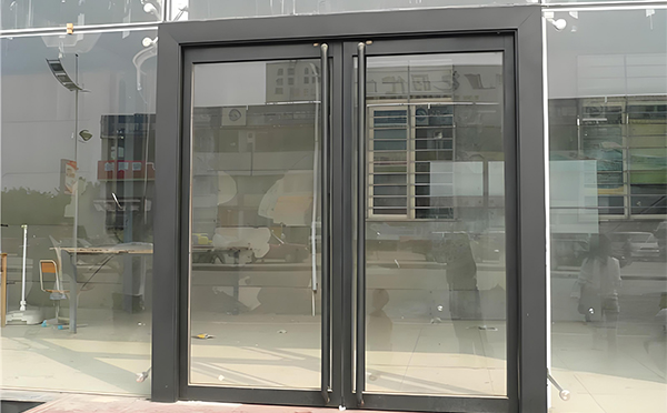 皋兰玻璃地弹门